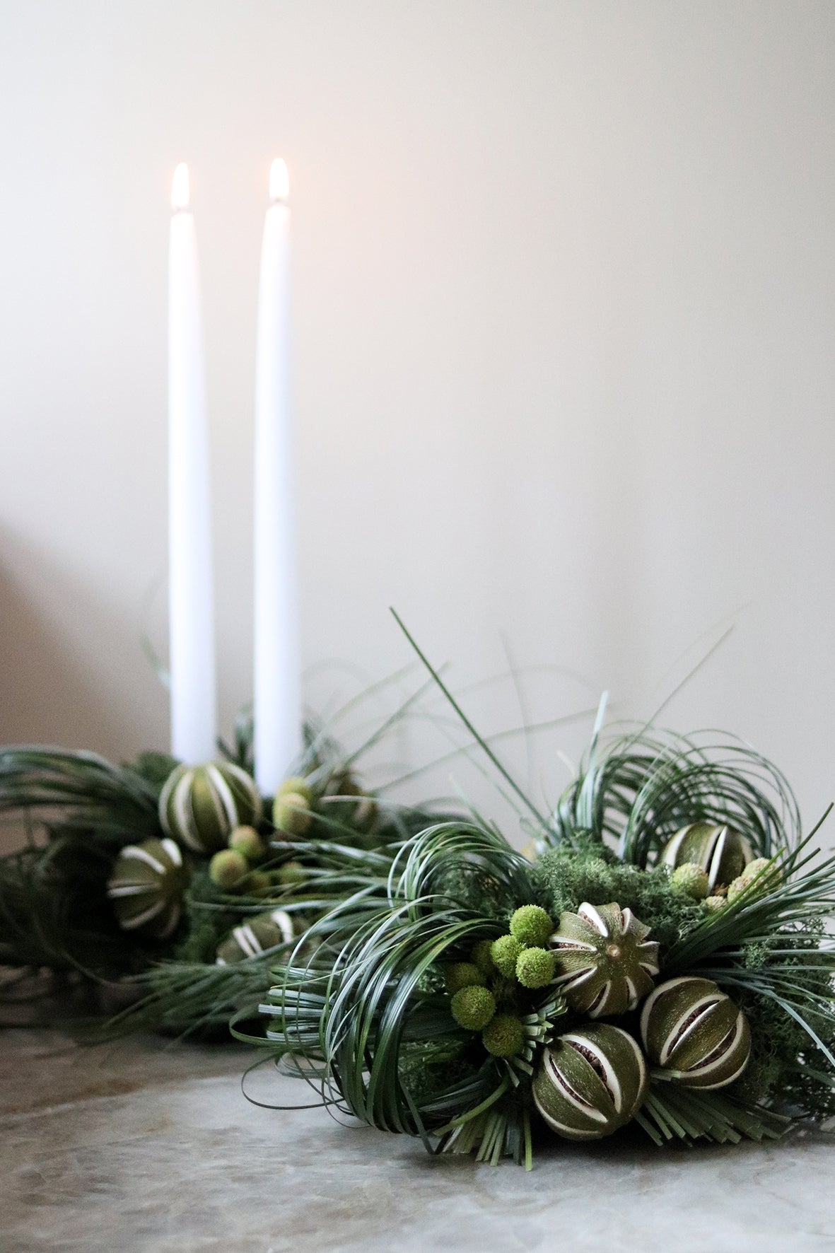 A table story - Grøn Juledekoration