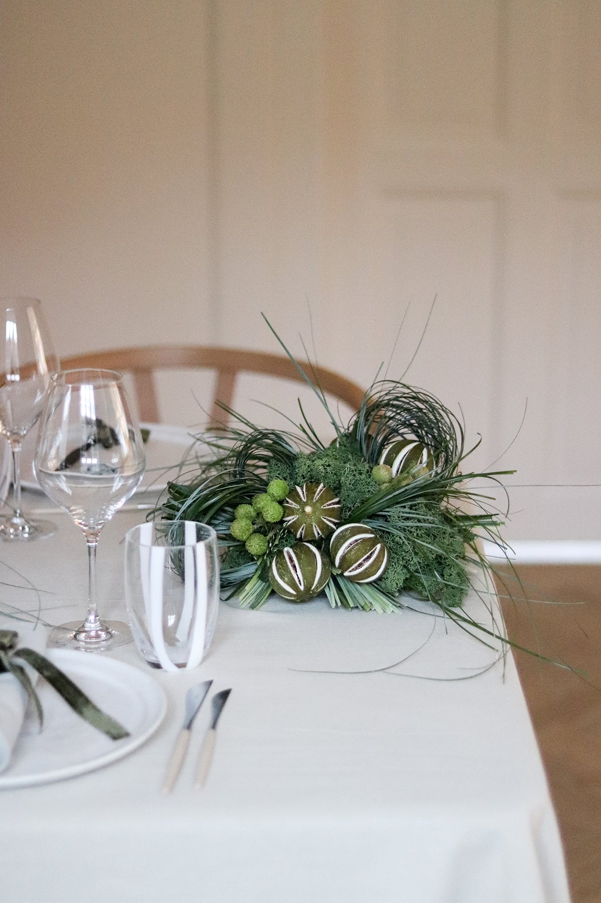 A table story - Grøn Juledekoration