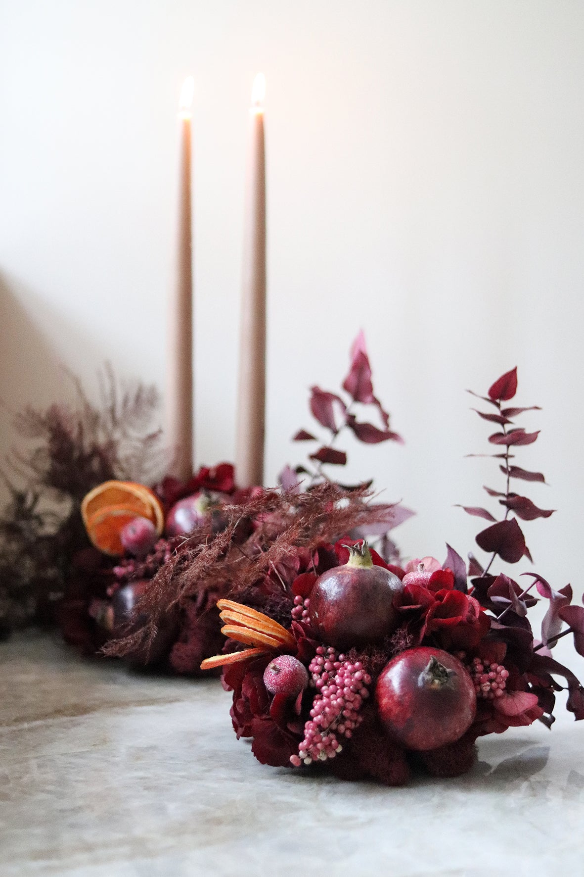 A table story - Bordeaux Juledekoration