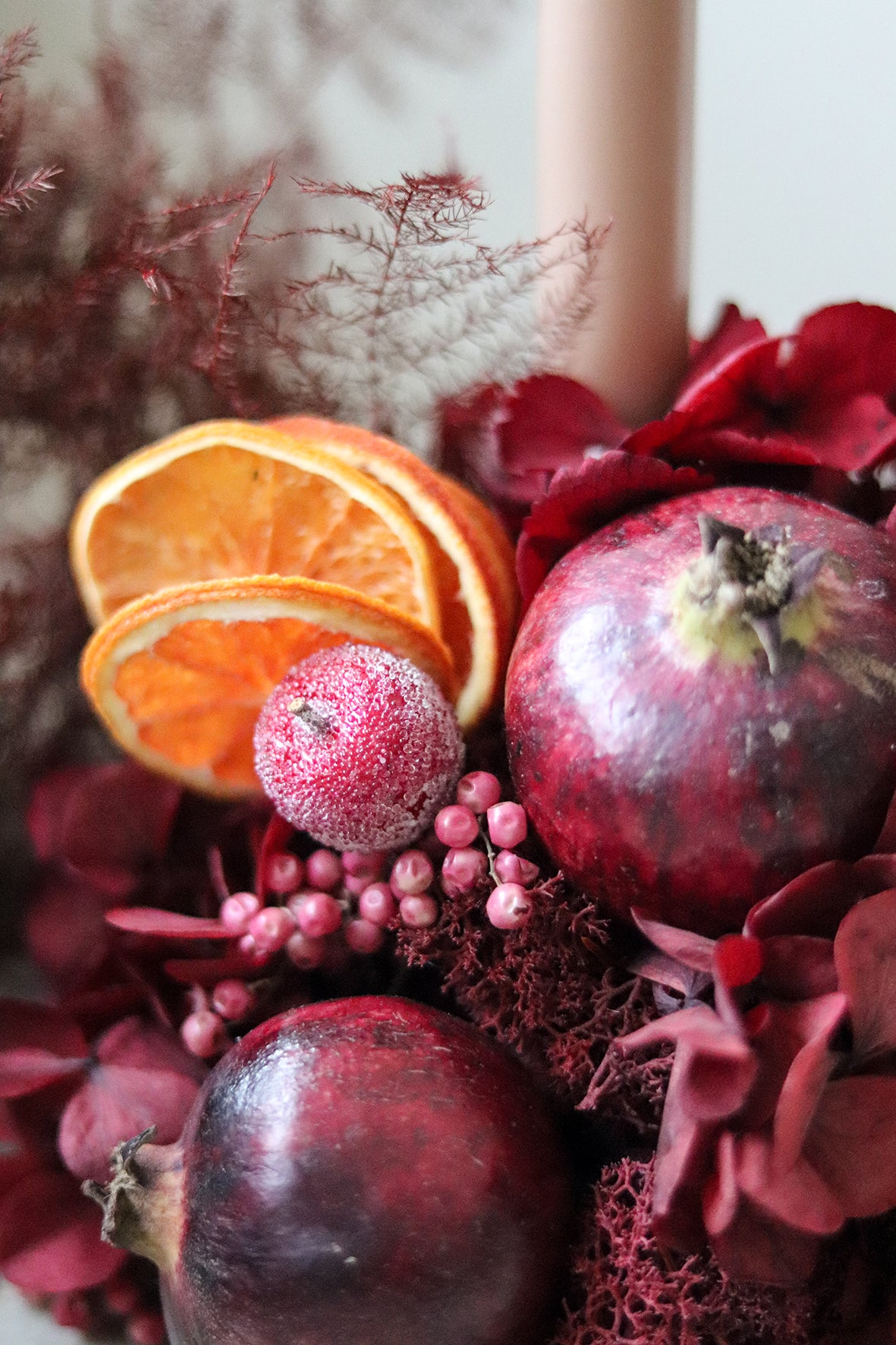 A table story - Bordeaux Juledekoration