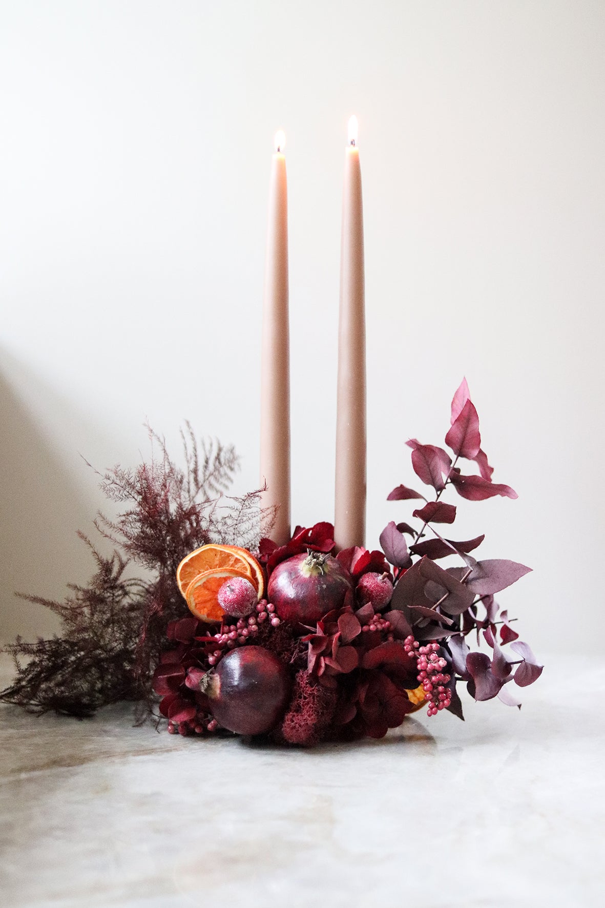 A table story - Bordeaux Juledekoration