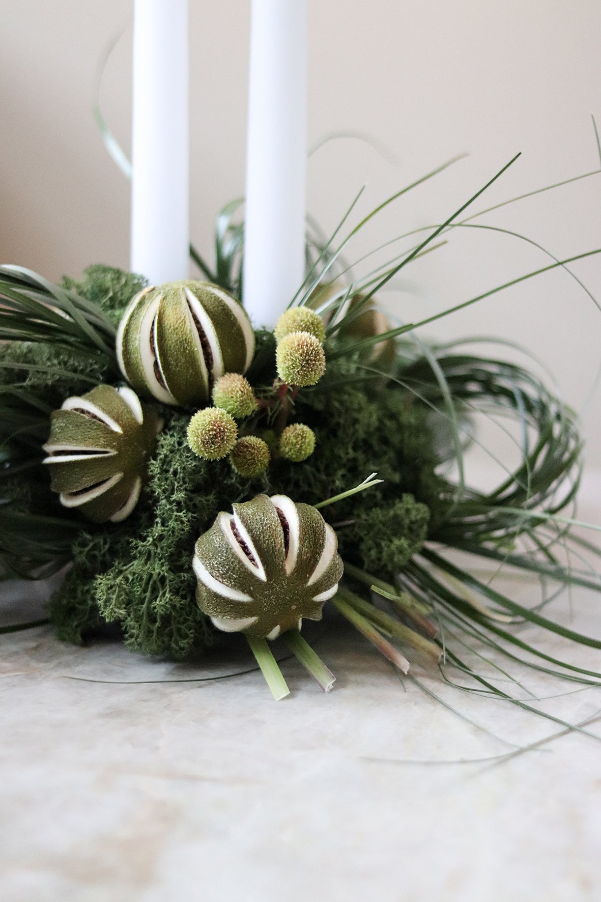 A table story - Grøn Juledekoration