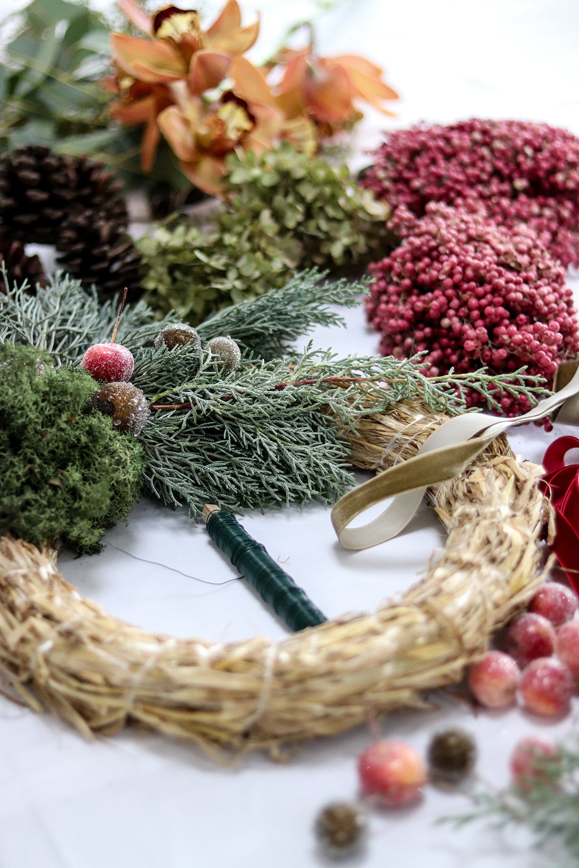 Julekranse workshop på Kongekilden