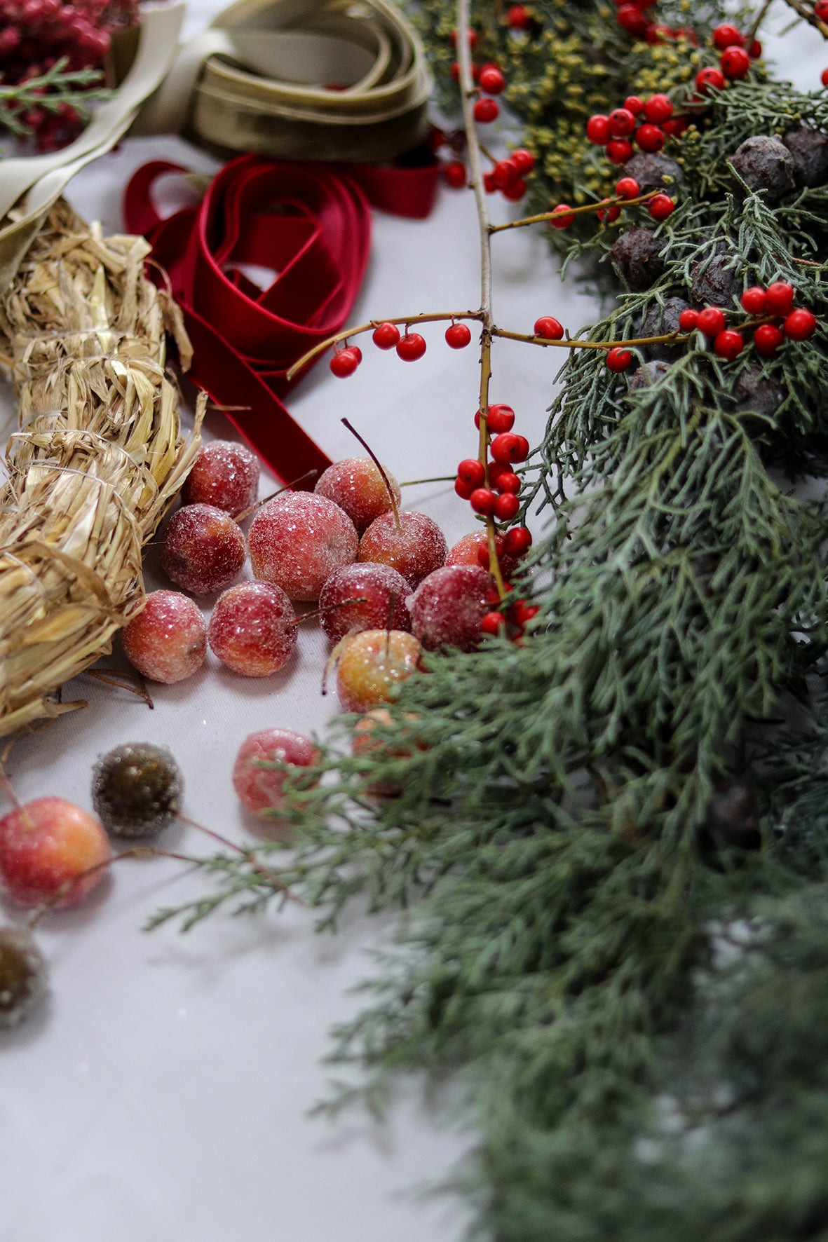 Julekranse workshop på Kongekilden