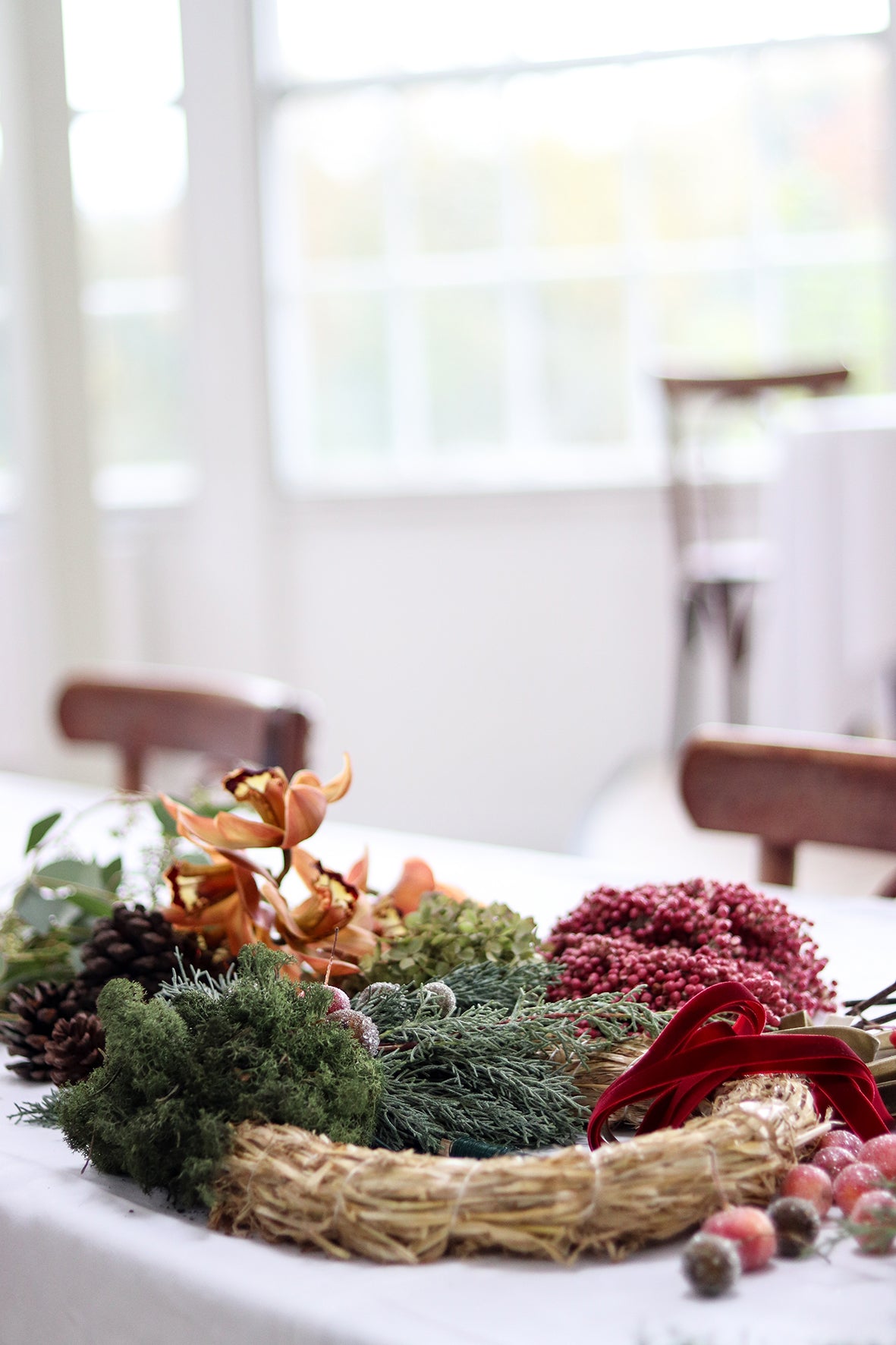 Julekranse workshop på Kongekilden