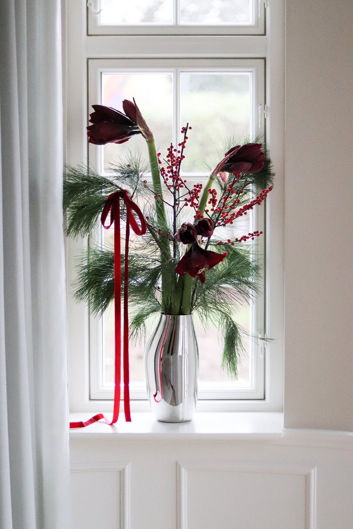 A table story - Høj julebuket