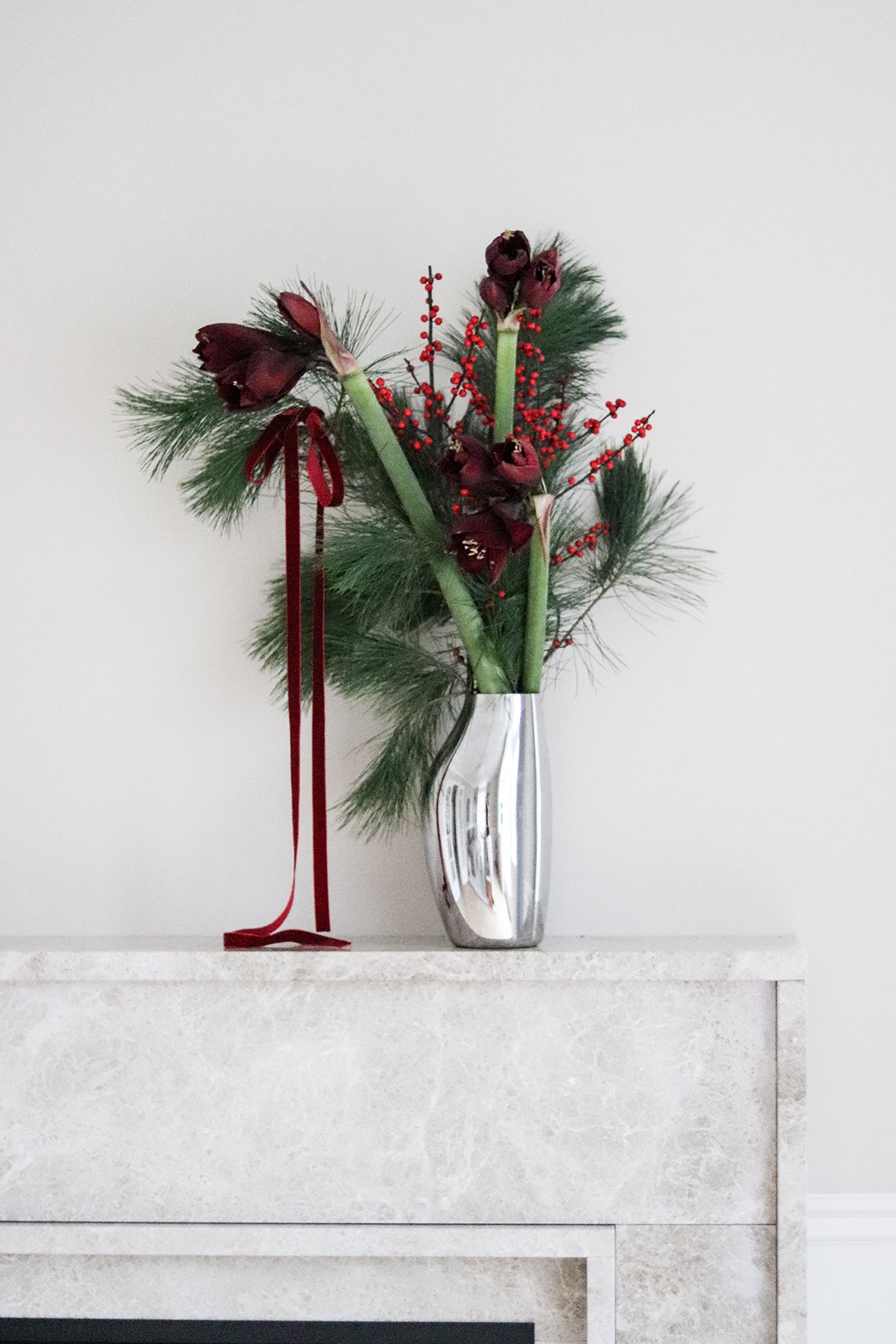 A table story - Høj julebuket